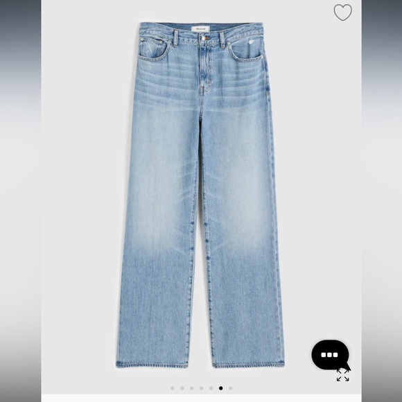 Madewell Denim - Madewell midrise wide leg Jean